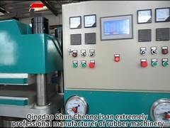CE ISO9001 Duplex Plate Compression Moulding Forming / Shoe Sole And O-Ring Vulcanizing Machine