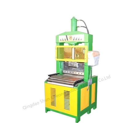 Good price Single Knife Hydraulic Rubber Bale Cutting Machine / Rubber Plastic Pipe Cutter online