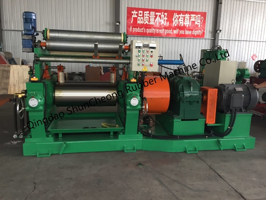Good price 16 Inch Rubber Compound Mixing Mill / Rubber Mixer With Two Roll online